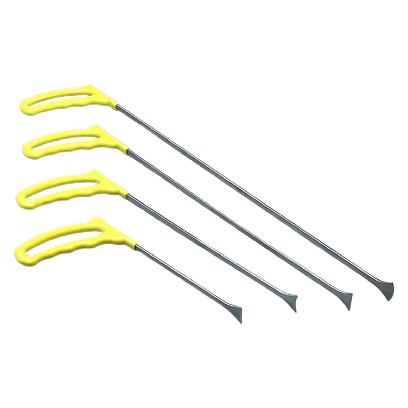 Tnarru Repair Rods Car Removal Tool Replacement Universal Damage Repair Tools Hail Flat Head Rod for Door Dings 4pcs